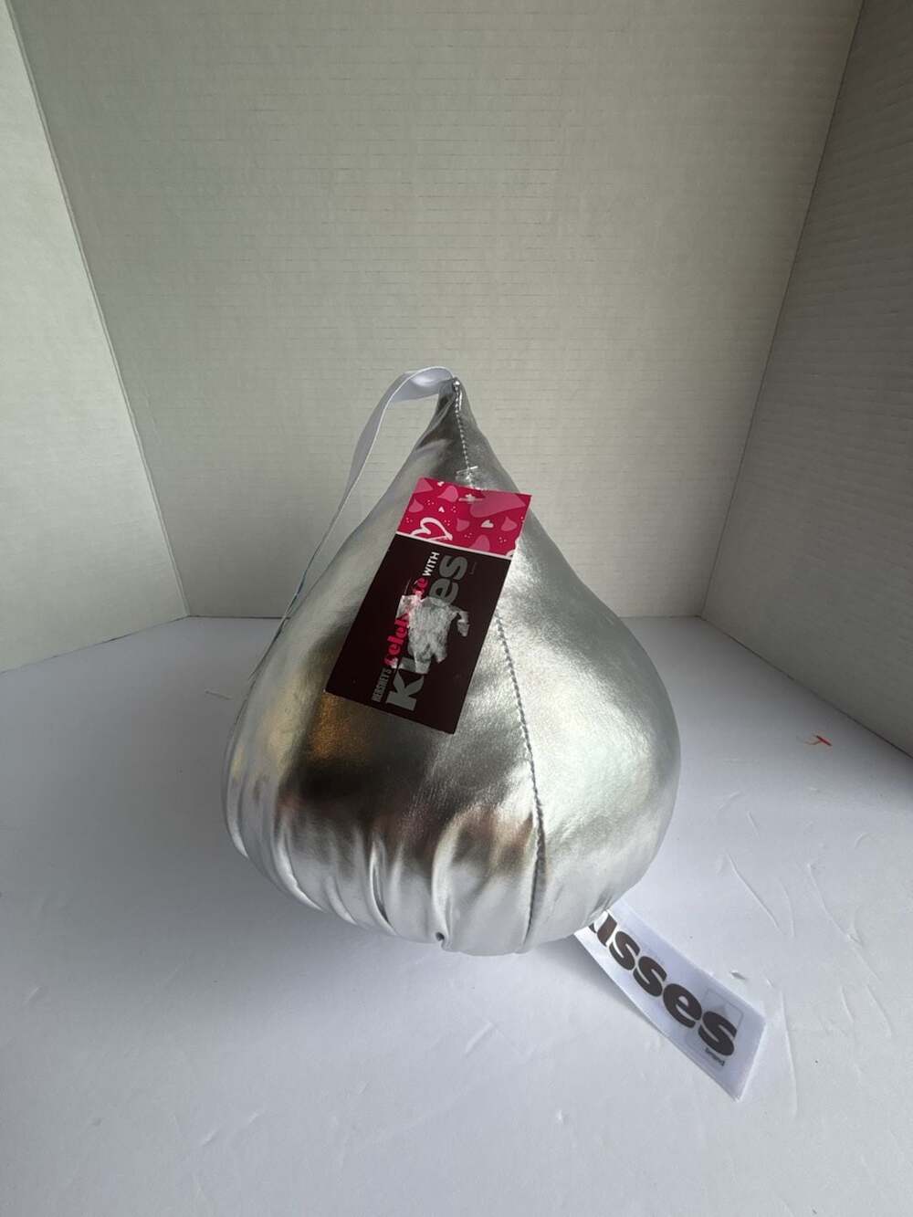 Dan Dee Hershey's Kisses Plush Silver Stuffed Toy 8” NEW